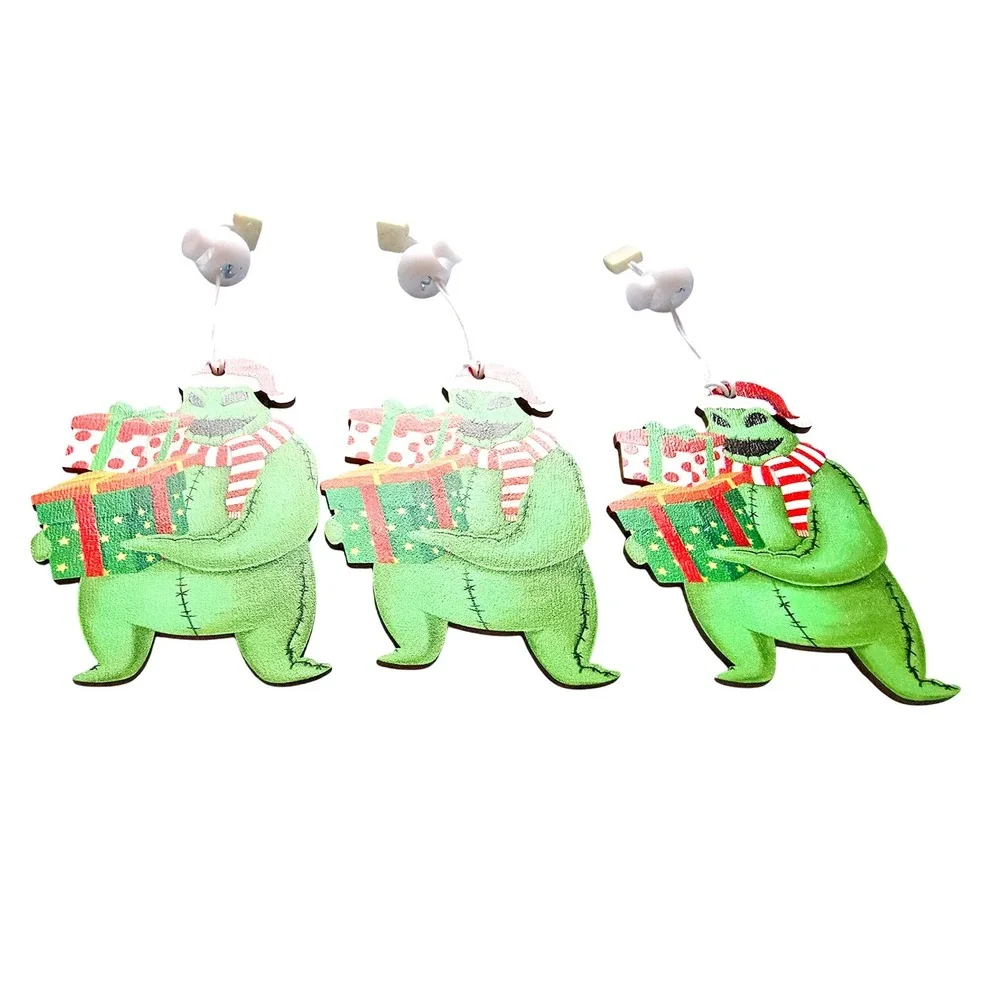 NWOT The Nightmare Before Christmas Ornaments Set of 6 Wooden‎ Ornaments
